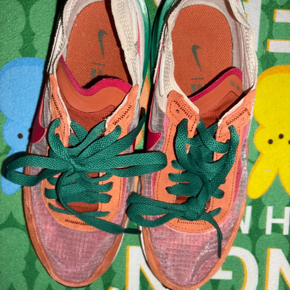 Nike Colorful Sneakers with Green Laces